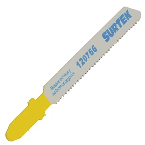 Surtek-120766 / 120766 Segueta para sierra caladora 18 DPP, super fino, zanco T, 5 piezas Surtek