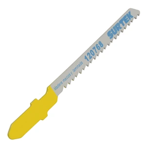 Surtek-120768 / 120768 Segueta para sierra caladora 12 DPP, acabado fino, zanco T, 5 piezas Surtek