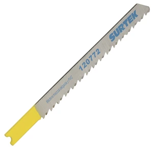 Surtek-120772 / 120772 Segueta para sierra caladora 10 DPP, acabado fino, zanco U, 5 piezas Surtek