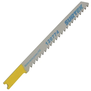 Surtek-120774 / 120774 Segueta para sierra caladora 8 dpp, acabado estándar, zanco U, 5 piezas Surtek