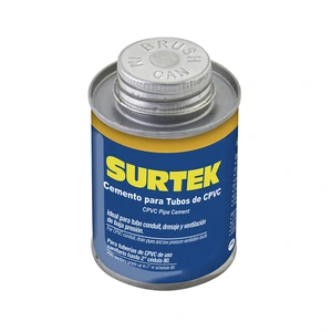 Surtek-121135 / 121135 Cemento para tubo CPVC, 236 ml Surtek