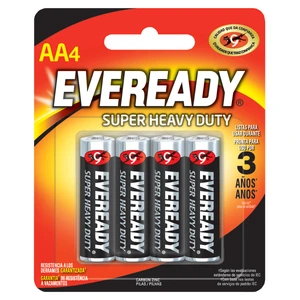 Pila alcalina Eveready® "AA",  4 piezas Surtek