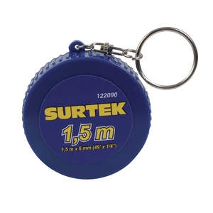 Surtek-122090 / 122090 Llavero de mini flexómetro cinta plástica 1.5 m Surtek