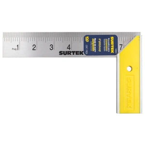 Surtek-122251 / 122251 Escuadra de carpintero con mango plástico 8" Surtek