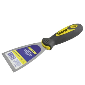 Surtek-123033 / 123033 Espátula flexible de acero de alto carbón con mango bimaterial 3" Surtek