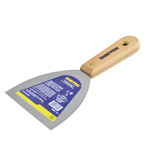 Surtek-123103 / 123103 Espátula flexible de acero de alto carbón con mango de madera 3" Surtek