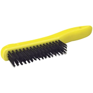 Surtek-123260 / 123260 Cepillo de alambre de acero al alto carbón con 4x16 filas de pinceles con mango Surtek