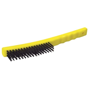 Surtek-123261 / 123261 Cepillo de alambre de acero al alto carbón con 3x17 filas de pinceles con mango Surtek
