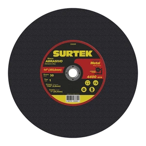 Disco abrasivo tipo 1 para metal Surtek