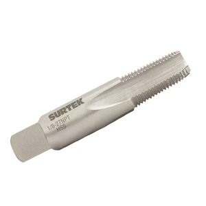 Surtek-123600 / 123600 Machuelos de acero de alta velocidad para tubo 1/8-27NPT Surtek