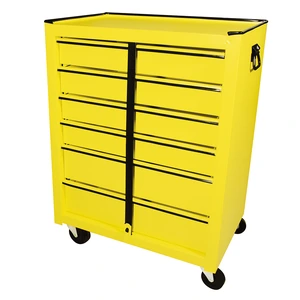Surtek-125106 / 125106 Gabinete móvil con 6 gavetas color amarillo 25" Surtek
