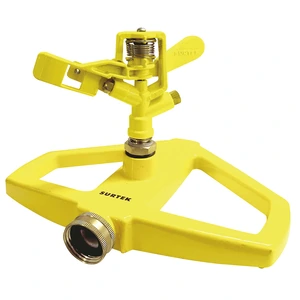 Surtek-130315 / 130315 Aspersor estacionario con base metálica regulada por pulsación, 3/4" GHT Surtek