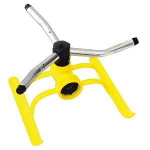 Surtek-130347 / 130347 Aspersor estacionario con base metálica de 3 brazos, 3/4" GHT Surtek