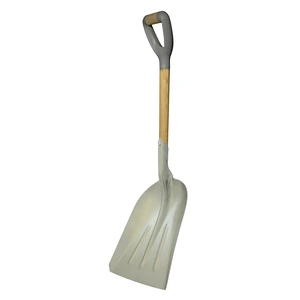 Surtek-130689 / 130689 Pala sanitaria con mango de madera con puño contractor grip, cuchara de aluminio Surtek