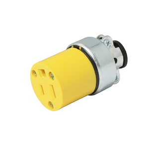 Surtek-136407 / 136407 Contacto blindado metal aterrizado, color amarillo Surtek