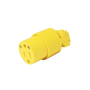 Surtek-136410 / 136410 Contacto blindado plástico aterrizado, color amarillo Surtek