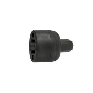 Surtek-136418 / 136418 Contacto de hule oval, color negro Surtek