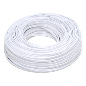 Surtek-136955 / 136955 Cable eléctrico POT CCA 2 x 18, 100 m color blanco Surtek