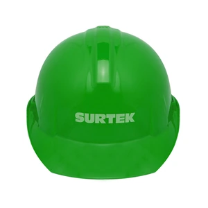 Surtek-137313 / 137313 Casco de seguridad con ajuste de intervalos, color verde Surtek