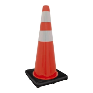 Cono de precaución con banda reflejante Surtek