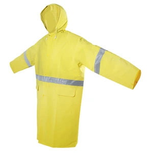 Gabardina impermeable con cintas reflejantes Surtek