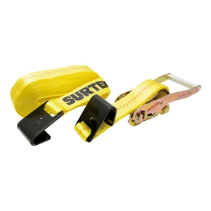 Surtek-151141 / 151141 Sujetador con matraca con ganc ho tipo plano 4 in x 9 m, 3000 k g