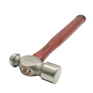 Surtek-40SP / 40SP Martillo de bola pulido con mango de madera de 18", 40 oz Surtek
