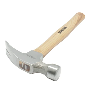 Martillo de uña recta con mango de madera de oz Surtek