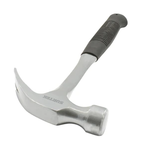 Surtek-416X / 416X Martillo de uña curva forjada en una pieza con mango de neopreno de 13", 16 oz Surtek