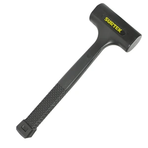 Surtek-624DB / 624DB Mazo de golpe seco de una sola pieza con mango antiderrapante de 12", 24 oz Surtek