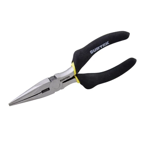 Pinza para electricista con mango rubber grip de punta larga Surtek
