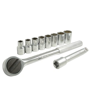 Juego de dados y accesorios cuadro de 1/2" en pulgadas piezas Surtek