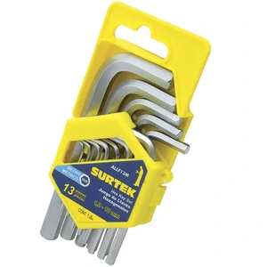 Surtek-ALLF13M / ALLF13M Juego de llaves hexagonales tipo "L", métricas, 13 piezas en rack Surtek