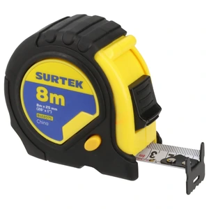 Surtek-B122075 / B122075 Flexómetro con carcasa rubber grip 8 m x 1" Surtek