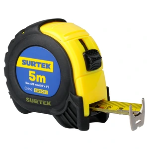 Surtek-B122081 / B122081 Flexómetro con carcasa anti-impacto 5 m x 1" Surtek