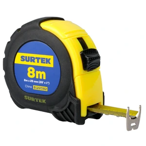 Surtek-B122082 / B122082 Flexómetro con carcasa anti-impacto 8 m x 1" Surtek