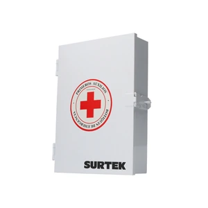 Surtek-BPA01 / BPA01 Botiquín de primeros auxilios de lámina con pintura electro estática Surtek