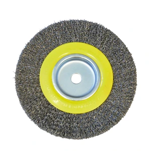 Surtek-C540 / C540 Carda circular ondulada alambre delgado para esmeril 6" x 1-1/8" eje 1/2" Surtek