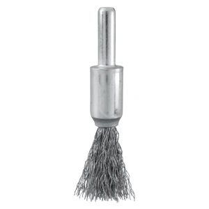 Carda copa ondulada alambre delgado acero inoxidable 1/2" x 0.30 mm con zanco 1/4" Surtek