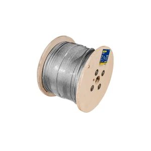 Surtek-CA236 / CA236 Cable de acero con guardacabo 3/16" x 457 m construcción de 7 x 19 Surtek