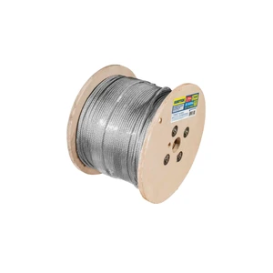 Surtek-CAA859 / CAA859 Cable de acero alma de fibra c on grillete 5/8 in x 450 m const rucción de 6 x 26