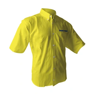 Surtek-CAMC101L / CAMC101L Camisa de manga corta para caballero, color amarillo talla L Surtek
