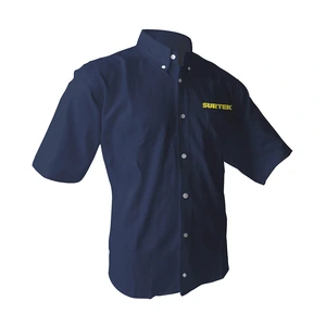 Surtek-CAMC102C / CAMC102C Camisa de manga corta para caballero, color azul talla CH Surtek