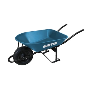 Surtek-CAT50S / CAT50S Carretilla reforzada con bastidor metálico 5 Ft3 llanta sólida de caucho Surtek