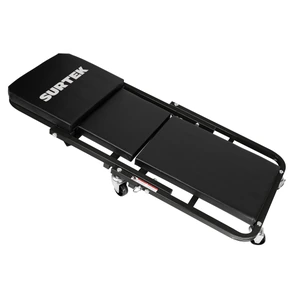 Surtek-CBM36 / CBM36 Cama-banco para mecánico ajust able acolchonada color negro, 36 in