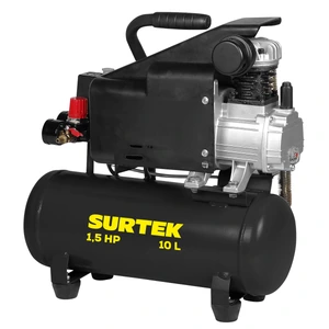 Surtek-CMP510 / CMP510 Compresor de aire eléctrico lu bricado 10 Lt 1.5 HP, 120 V