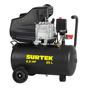 Surtek-CMP525 / CMP525 Compresor de aire eléctrico lu bricado 25 Lt 2.5 HP, 120 V