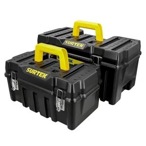 Juego de cajas portaherramientas plásticas piezas Surtek