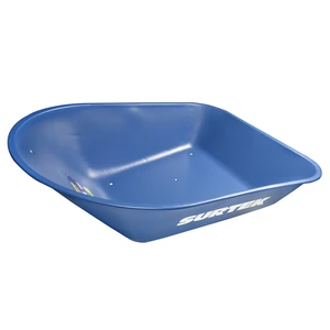 Surtek-CS40 / CS40 Concha de acero para carretilla herraje tipo americano 4 Ft3, azul marino Surtek