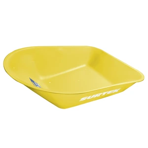Surtek-CS45 / CS45 Concha de acero para carretilla herraje tipo americano 4.5 Ft3, amarilla Surtek